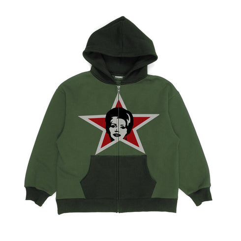 PLEASURES PARTY ANIMAL ZIP HOODY Mens Apparel - MENS APPAREL